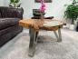 Preview: Sofatisch aus Baumscheiben Lakeside massiv Holz