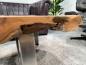 Preview: Sofatisch aus Baumscheiben Lakeside massiv Holz