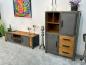 Preview: Tv-Schrank-aus-Metall-und-Holz-Industiedesign-Loft