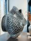 Preview: Dekofigur Fisch Vase Metalldeko