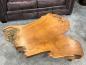 Preview: Designtisch/Couchtisch "Lakeside" aus recyceltem Holz 123 cm