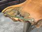 Preview: Designtisch/Couchtisch "Lakeside" aus recyceltem Holz 123 cm