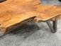 Preview: Designtisch/Couchtisch "Lakeside" aus recyceltem Holz 123 cm