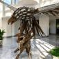 Preview: Riesige grosse Skulptur Adler 500cm aus Holz mit Metall Objektdekoration