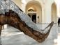 Preview: Raumskulptur Dinosaurier aus Holz Eingangsbereich Lobby Messestand