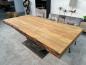 Preview: Massiver Holztisch 220 cm Deep Island Massivholz