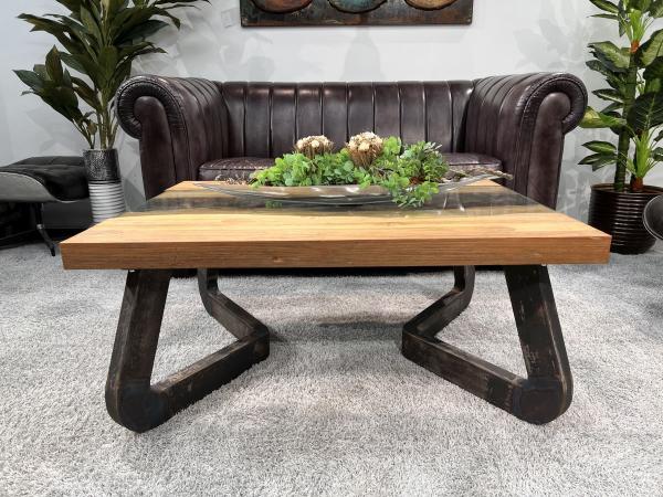 Couchtisch aus Holz Elements 100-80cm