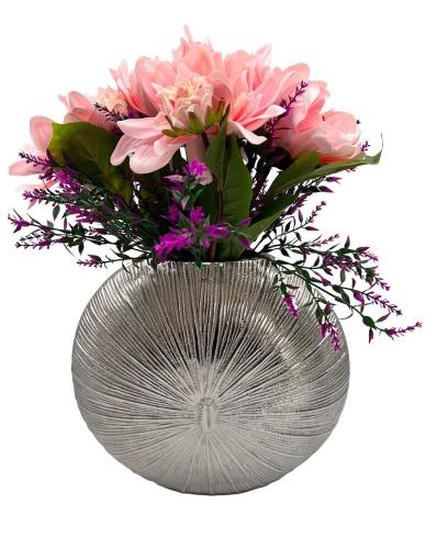 Design Vase aus Nickel