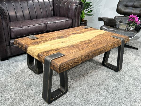 Couchtisch aus Holz Elements 100-80cm