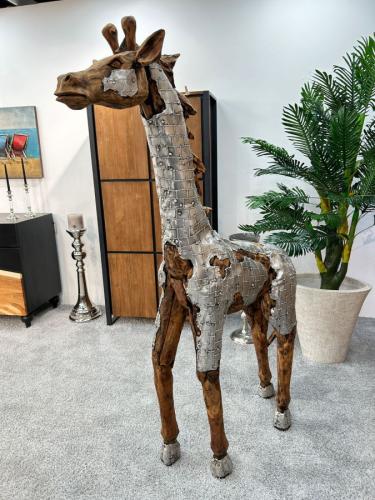 Einmalige Dekoration Skulptur Giraffe