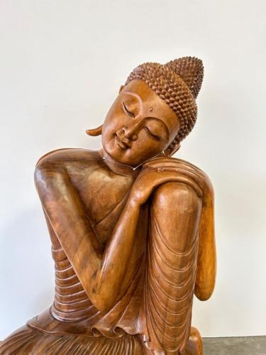 Holzskulptur Buddha