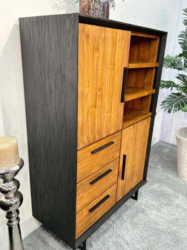 Highboard aus Massivholz Kana