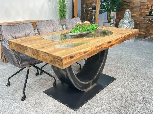 Holztisch Esszimmer Einrichtungsidee von Gerken Wohndesign