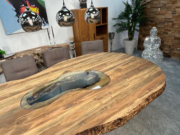 Außergewöhnlicher Esstisch aus Holz Fusion 300 x 140 cm