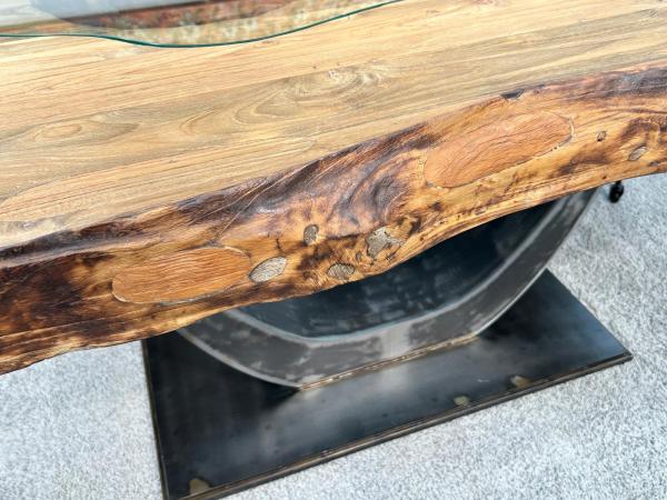 Massiver Holztisch Fusion für 8-10 Personen