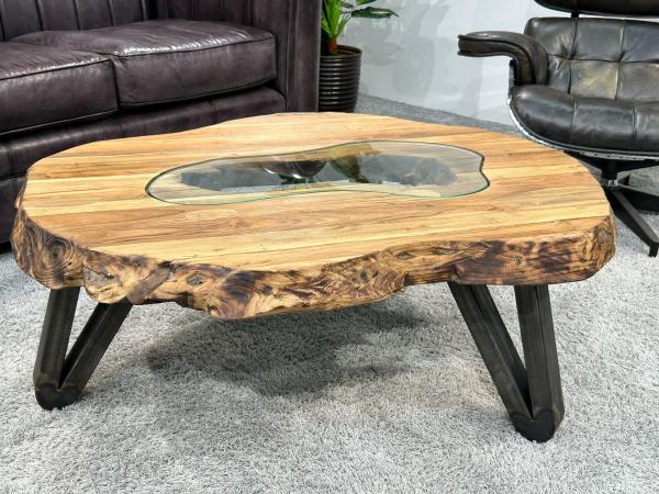 Couchtisch Atoll aus recyceltem Holz 94 cm