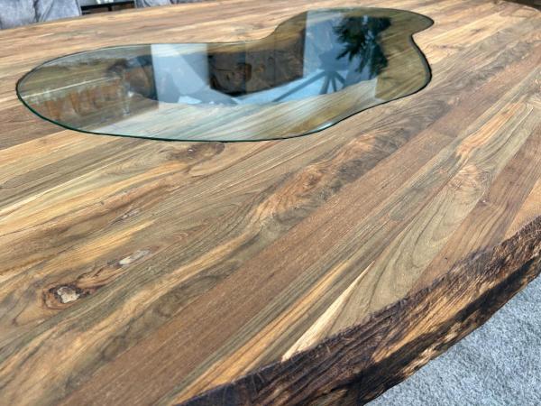 Ovaler Esstisch Konferenztisch aus Holz Sky Island