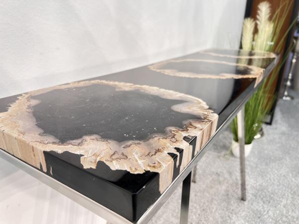 Sideboard versteinerte Baumscheiben "Stone Age" 118 cm