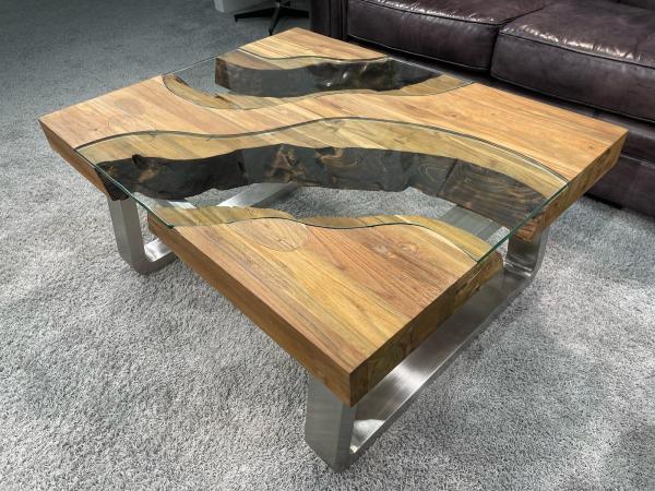 Sofatisch 100cm Wild Landscape aus Holz