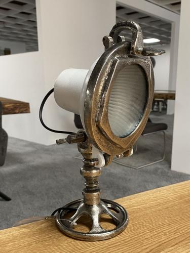 Tischlampe Dodo weiss silber