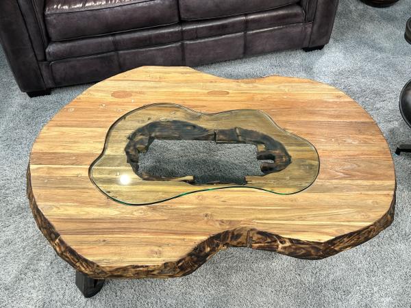 Couchtisch Atoll aus recyceltem Holz 94 cm