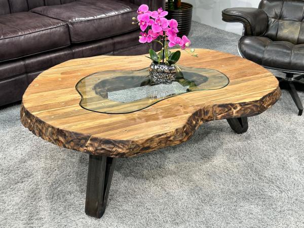 Couchtisch Atoll aus recyceltem Holz 94 cm