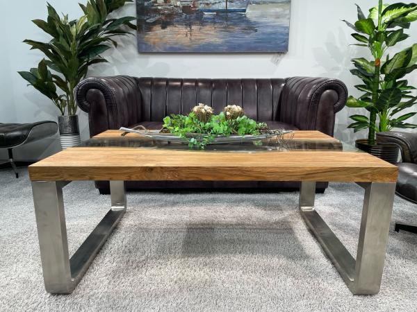 Beeindruckender Couchtisch Elements aus Massivholz 120 cm