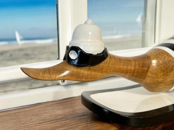 Holzente Surfbrett Geschenkidee modern