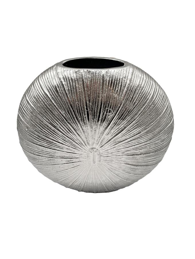 Blumenvase aus Nickel im edlen Design