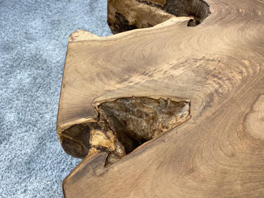 Wohnzimmertisch aus Holz Serie Lakeside 107x103 cm