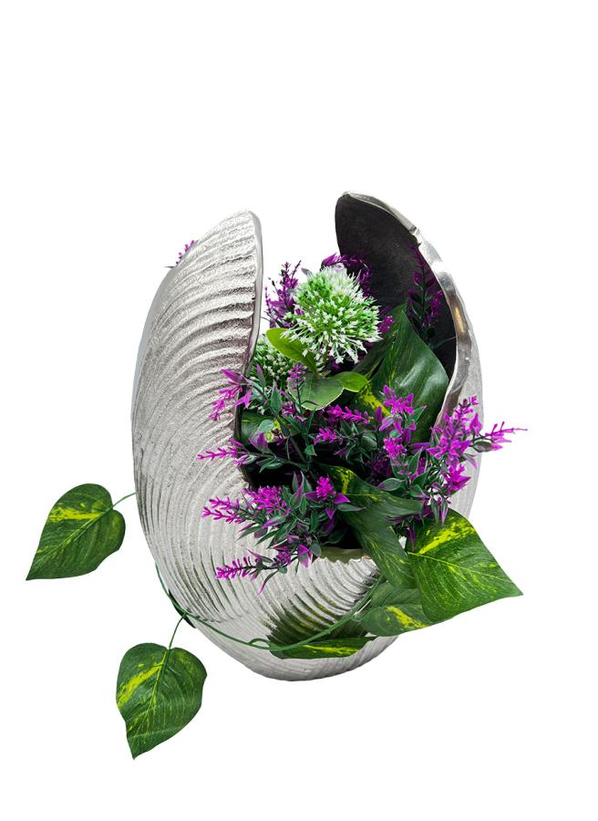 Design Blumenvase aus Nickel