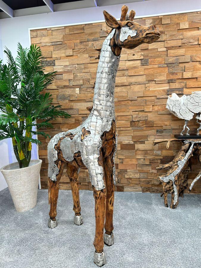 Einmalige Dekoration Skulptur Giraffe