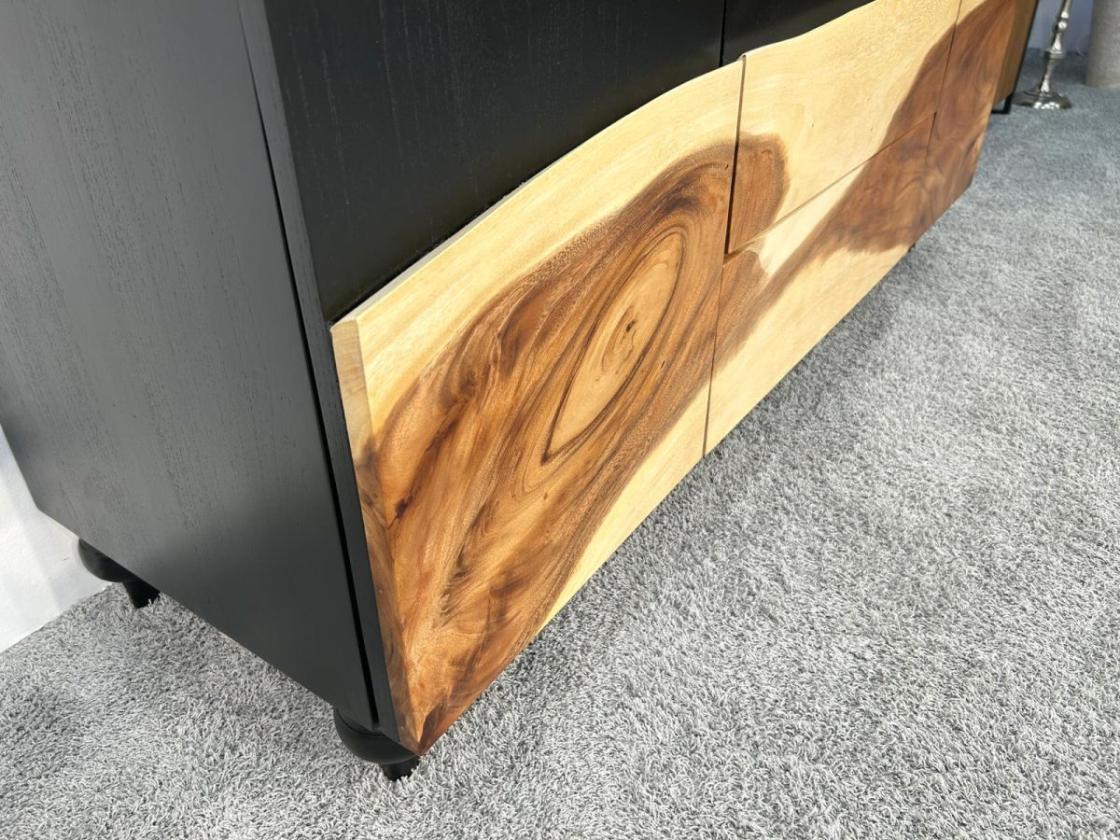 Massivholz Sideboard Anrichte Black Forest 180 cm