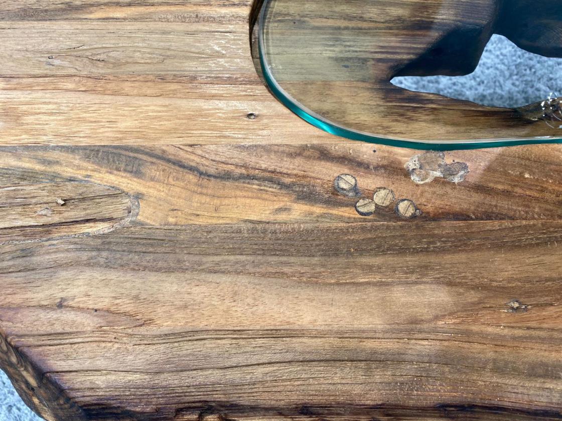 Couchtisch Atoll aus recyceltem Holz 94 cm