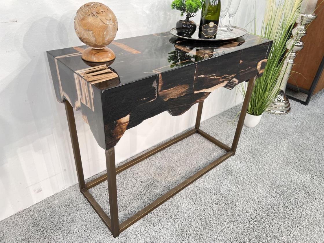 Sideboard aus versteinertem Holz "Stone Age" 100 cm