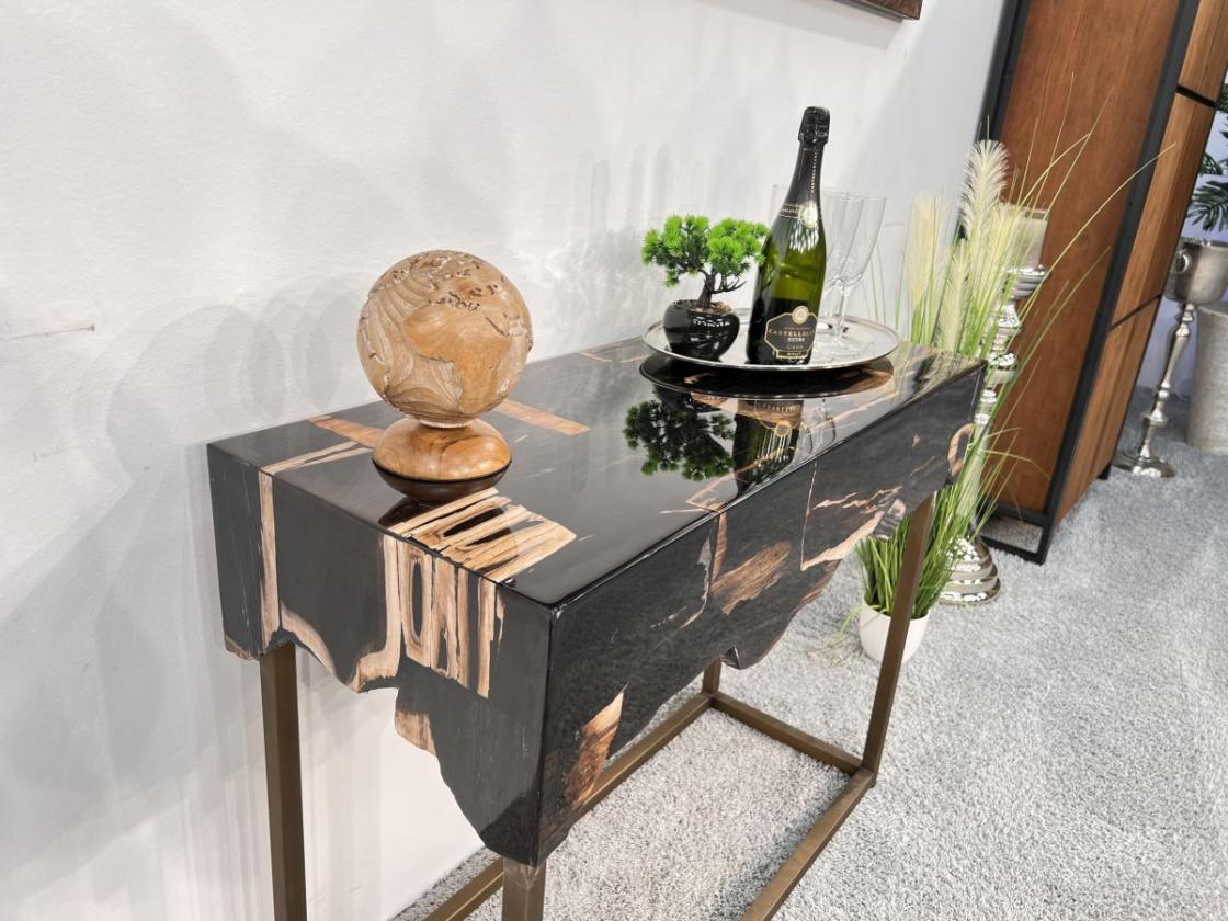 Sideboard aus versteinertem Holz "Stone Age" 100 cm