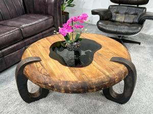 Couchtisch rund Holz Clash