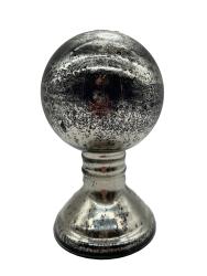 Dekoration Kugel aus Glas in vintage Optik Größe "M" ca. Ø 12 x H21 cm
